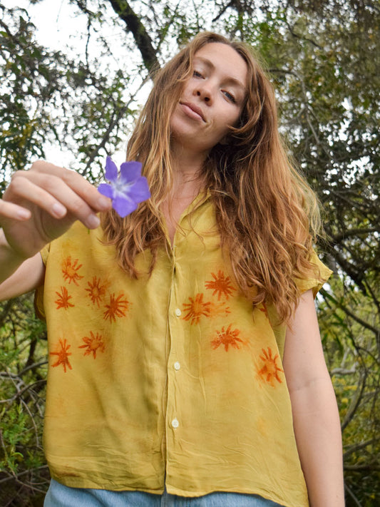 Sagebrush Silk Bundle Dyed Blouse