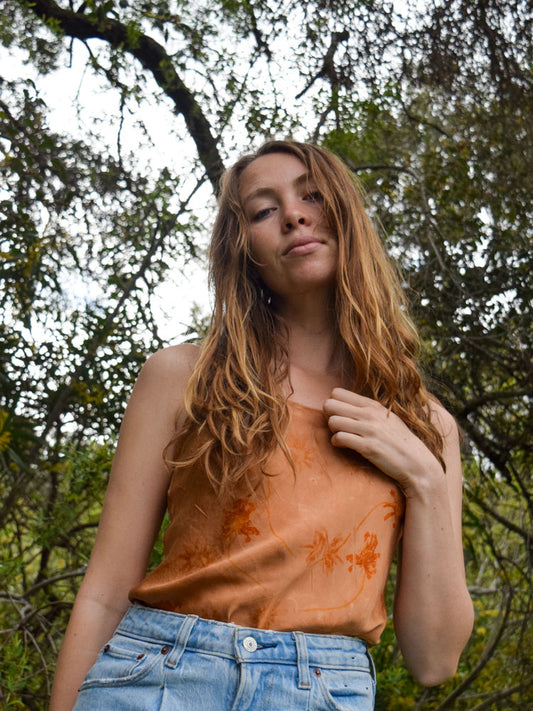 Toyon Silk Bundle Dyed Tank