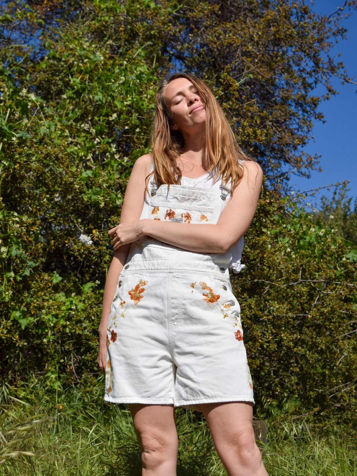 Bundle Dyed White Levi's Overalls