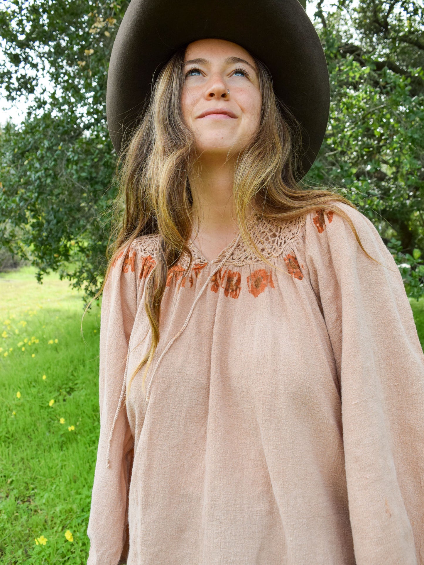 Cutch & Coreopsis Bundled Gauze Blouse