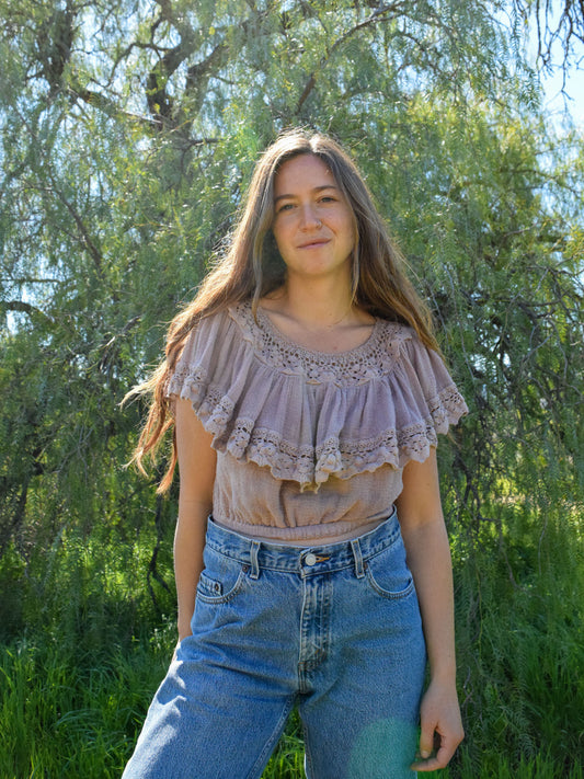 Cutch & Logwood Gauze Crop