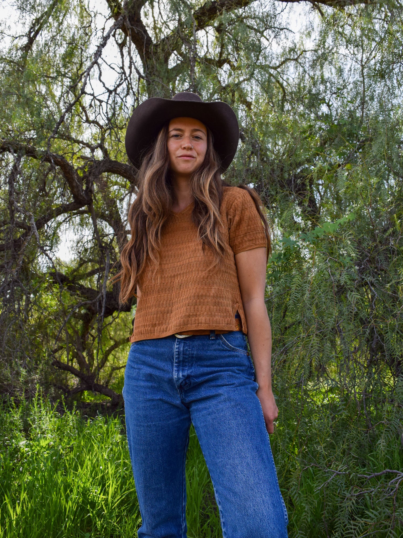 Cutch Striped Knit Tee – Rootedbotanics