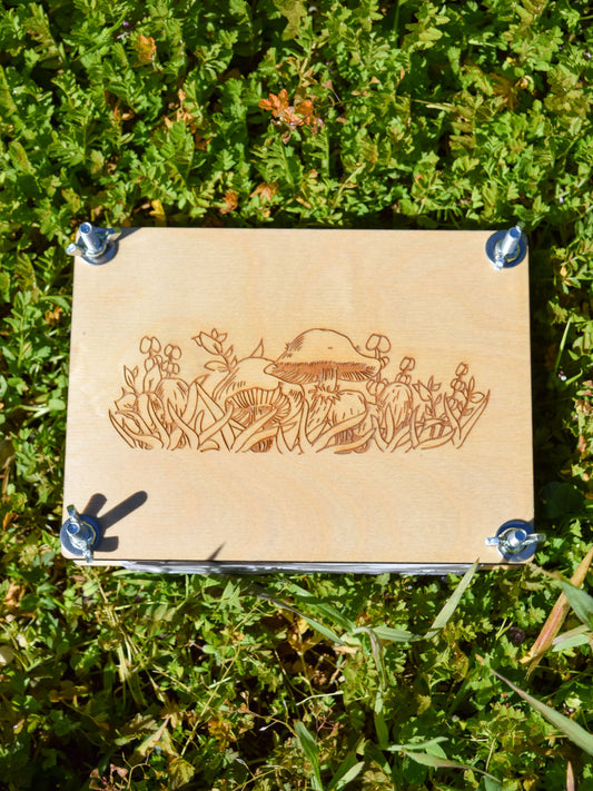 Wooden Flower Press - Mushrooms