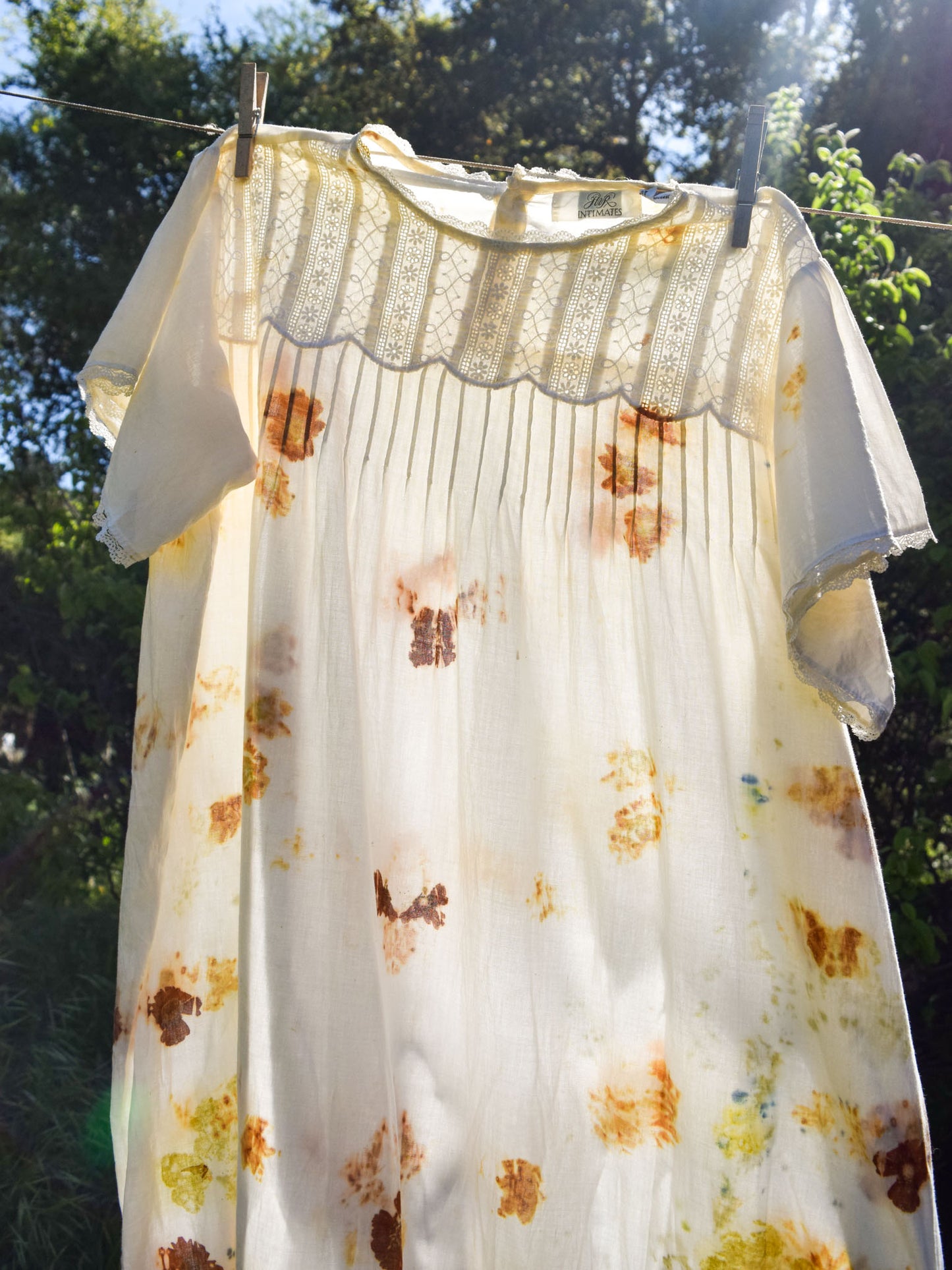 Bundle Dyed Floral Garden Maxi Dress