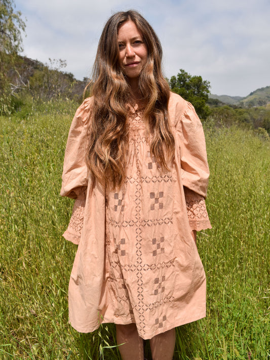 Cutch Antique Lace A-line Dress