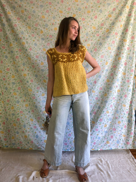 Marigold Wool Knit Tank