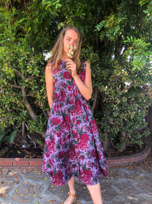 Logwood Floral Day Dress