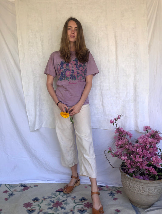 Plum Primrose Meadow Nantucket Tee