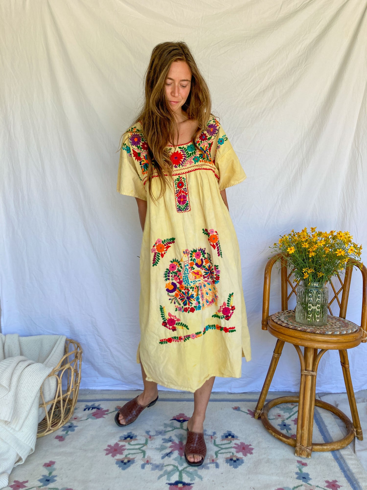 huipil dress Tehuacan Corto Dress