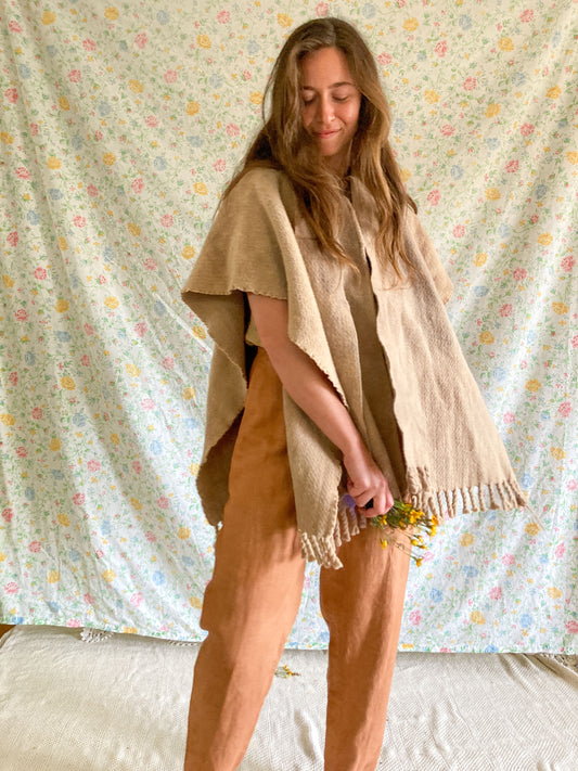 Sequoia Wool Poncho