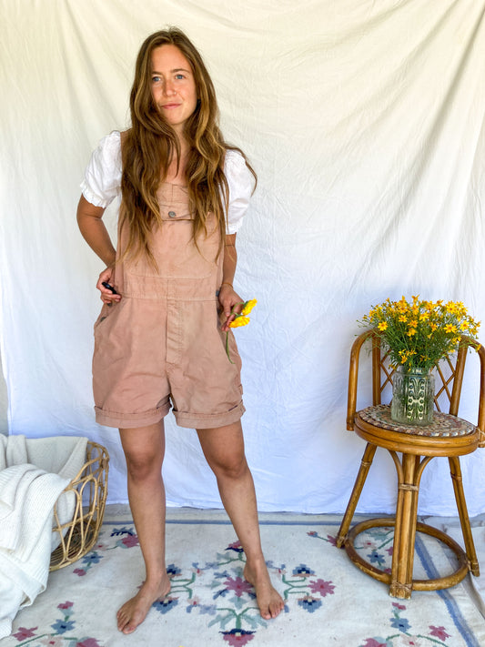 Madder Short Overalls