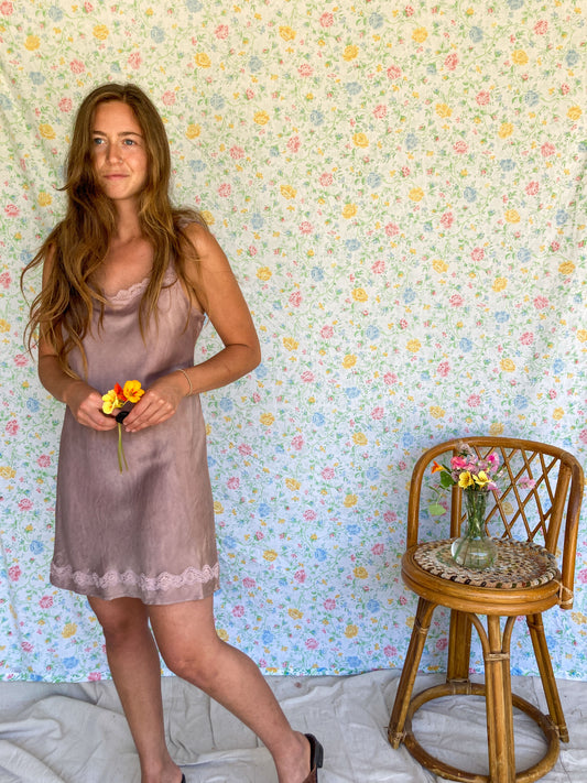 Cutch & Logwood Silk Slip Dress