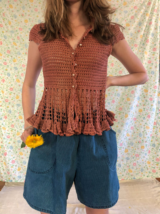 Indigo Railroad Boy Shorts