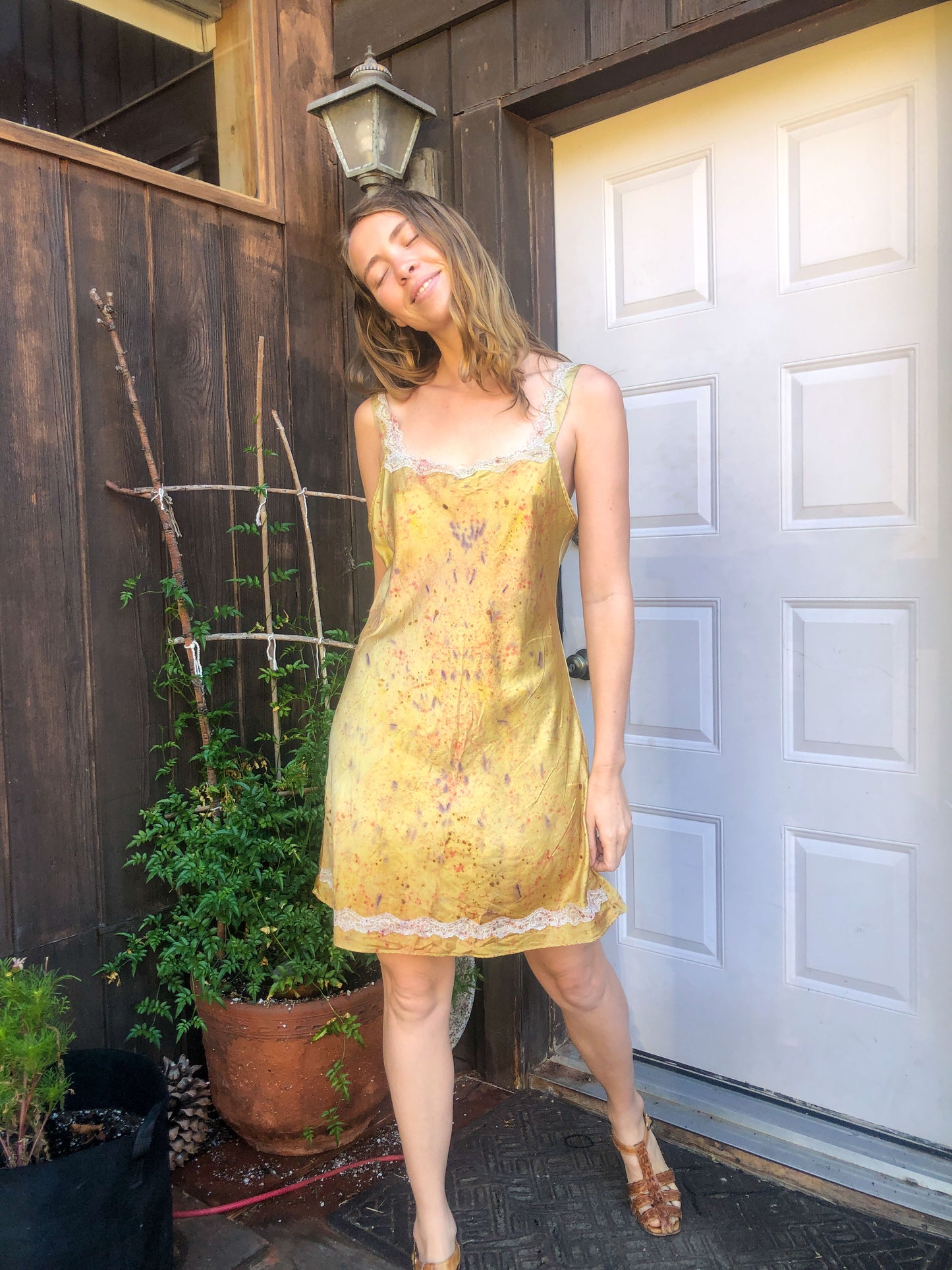 Eupatorium Bundle Dyed Slip Dress