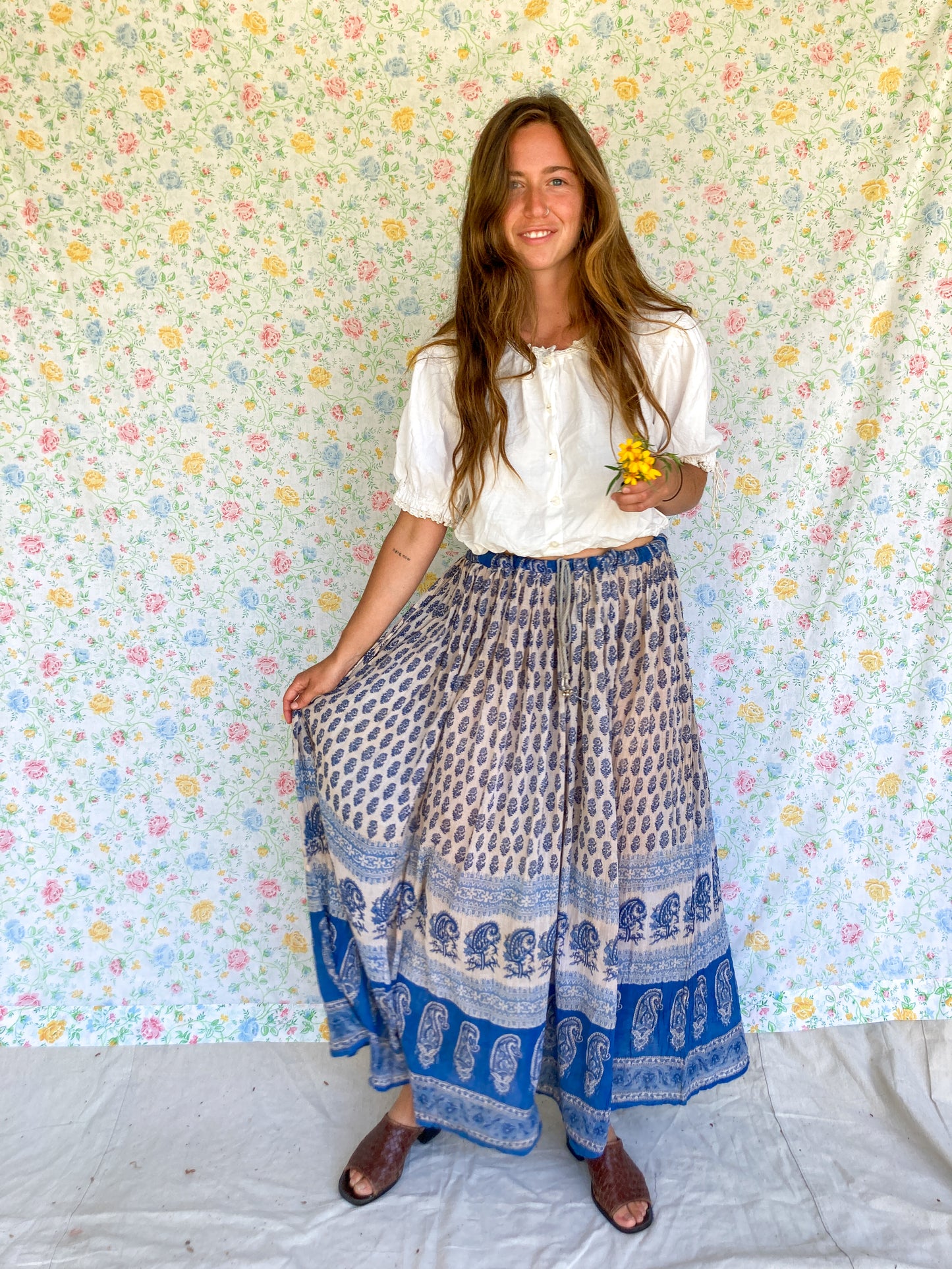 Cutch Indian Cotton Skirt