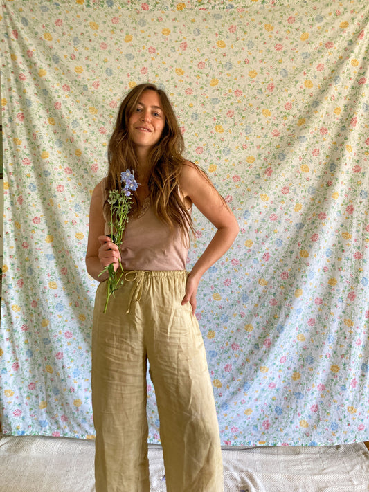 Marigold & Walnut Breezy Linen Pants