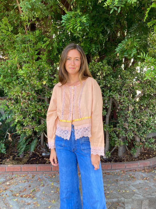 Cutch & Chestnut Lace Blouse