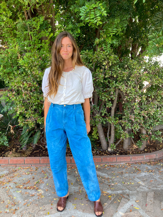 Indigo Canvas Trouser