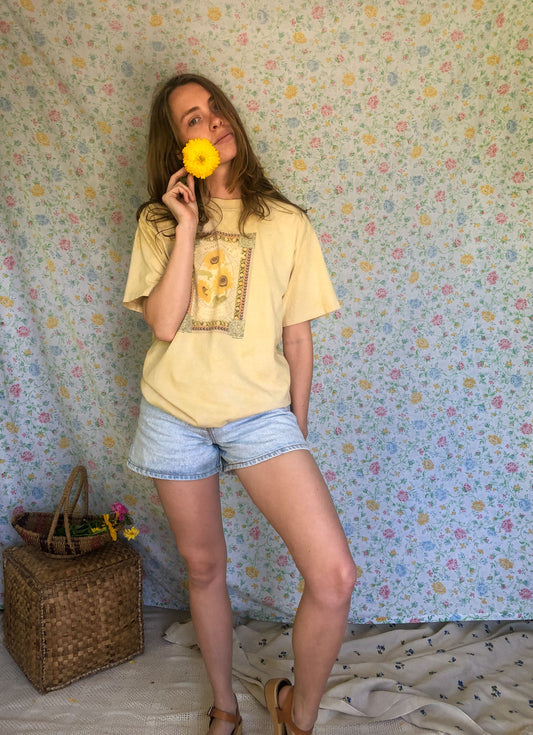 Unisex Marigold Sunflower Tee