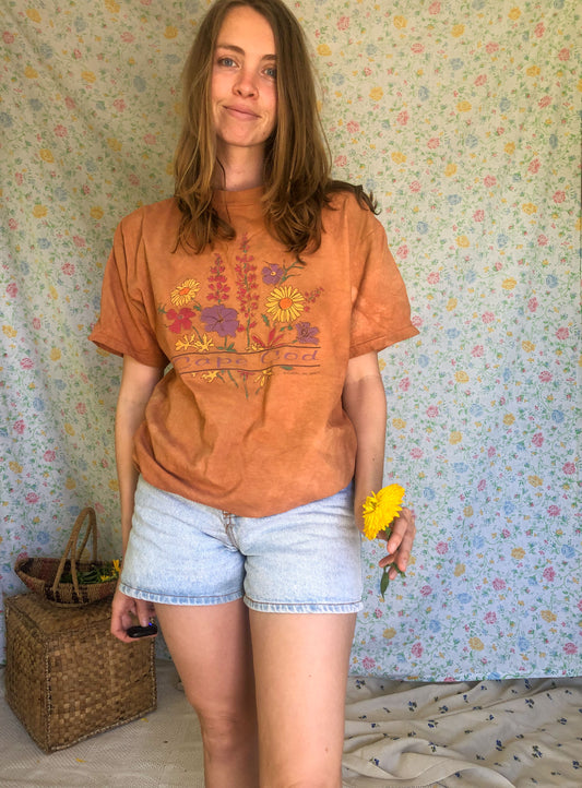 Unisex Madder Floral Cape Cod Tee