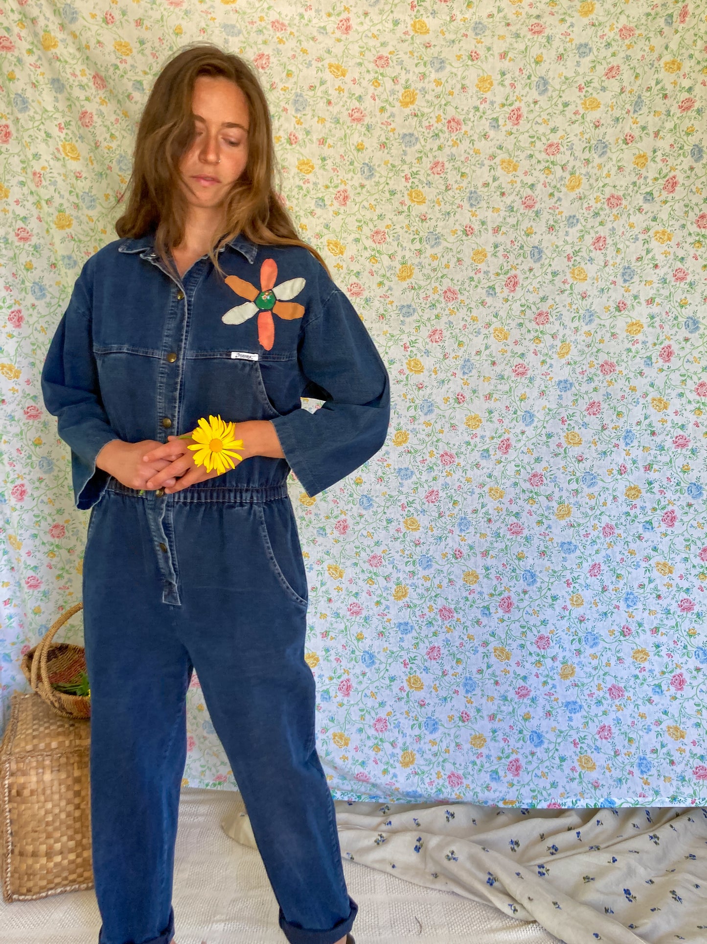 Floral Patched Dream Coveralls
