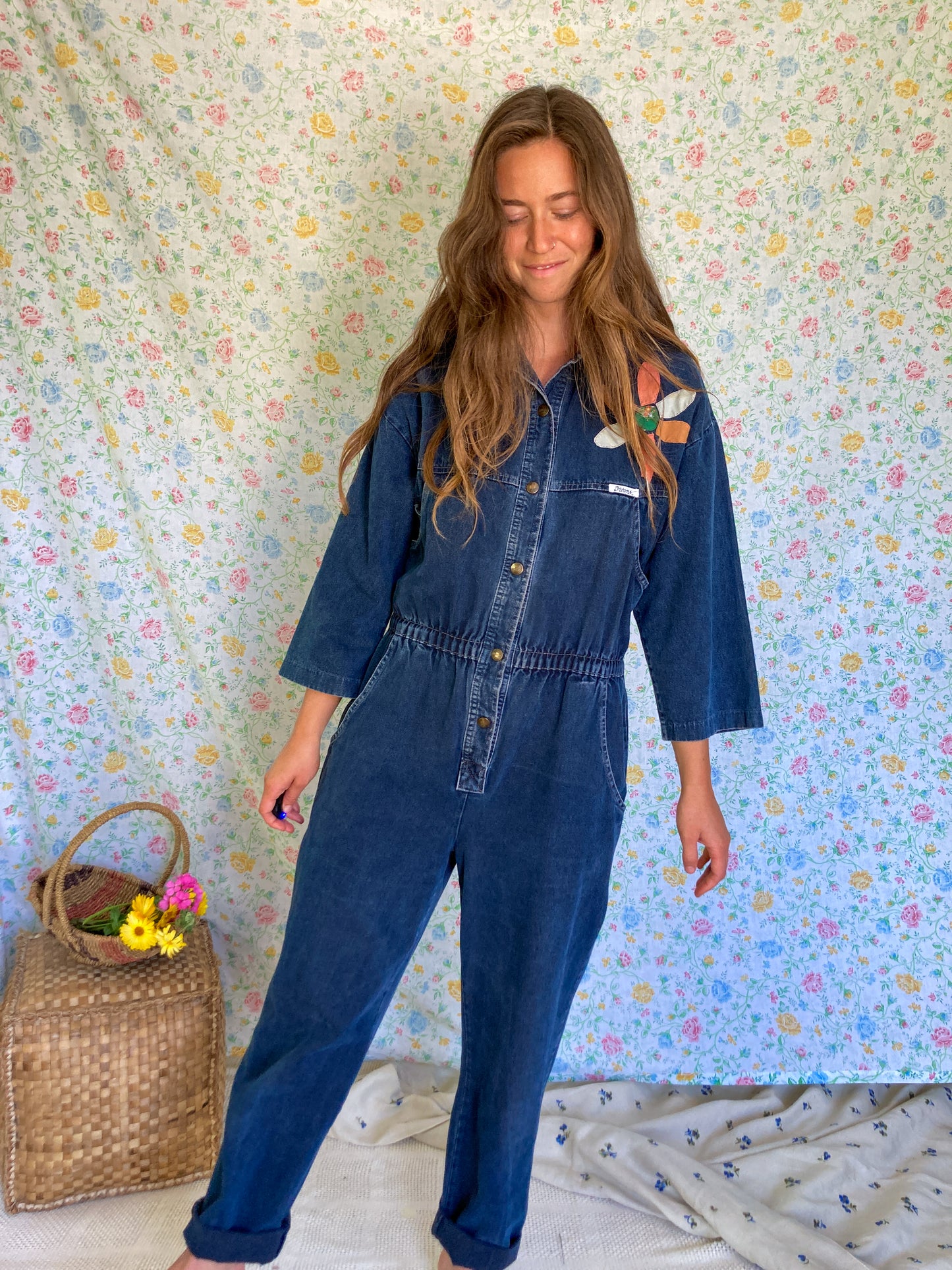 Floral Patched Dream Coveralls