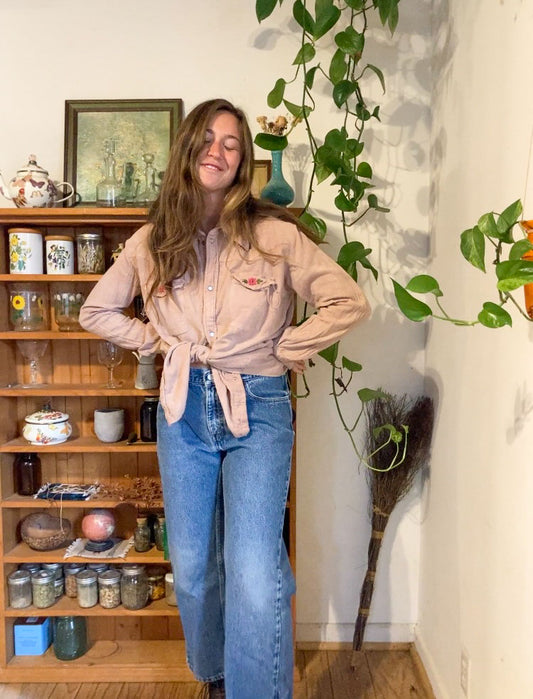 Cutch & Logwood Western Gauze Shirt