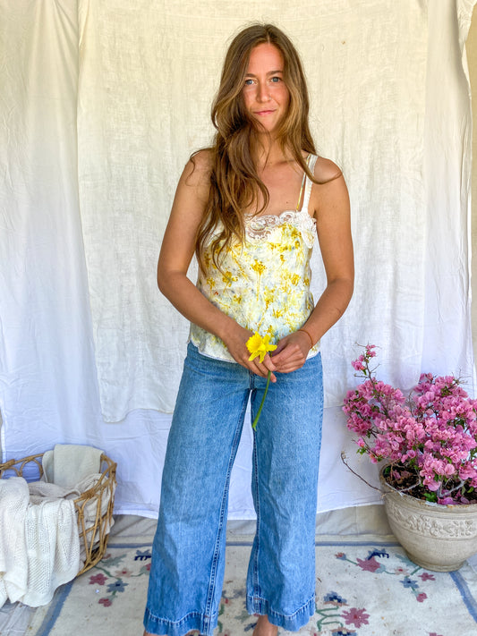 Bundle Dyed Silk Tank