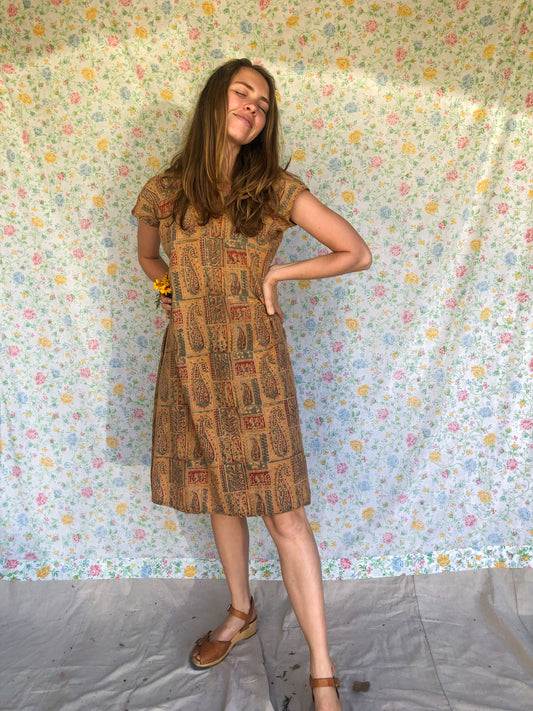 Cutch Paisly Summer Dress