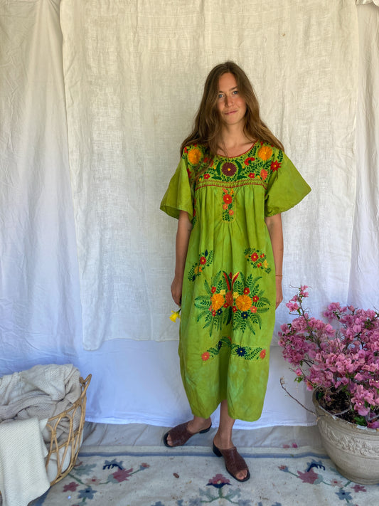 Marigold Traditional Huipil Dress