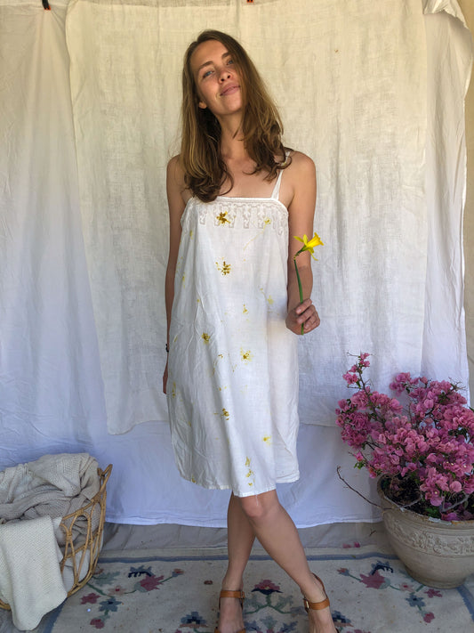 Bundle Dyed Cotton Slip Dress