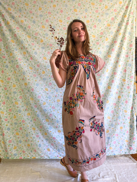 Cutch & Logwood Embroidered Dress