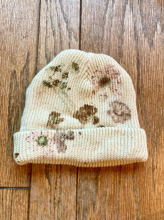 Flower Pressed Beanie - The Queen Annes Lace