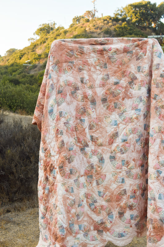 Cutch Dyed Heirloom Quilt