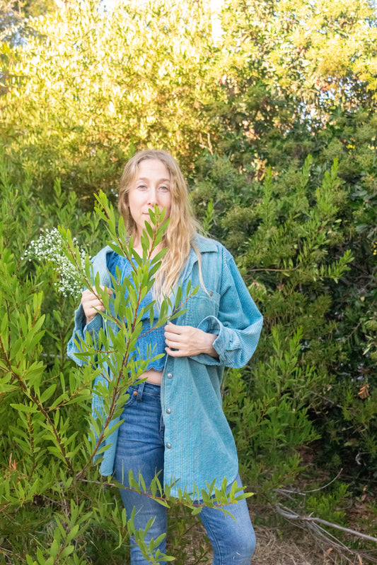 Indigo Corduroy Jacket
