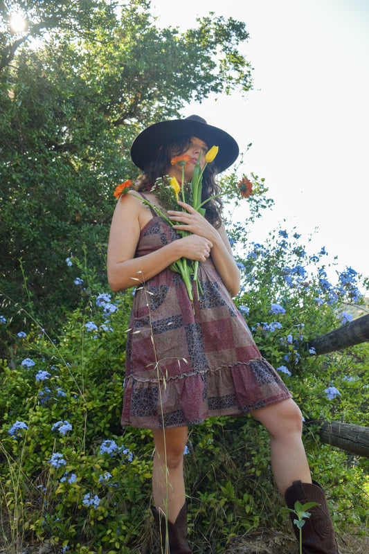 Cutch & Logwood Printed Patch Dress