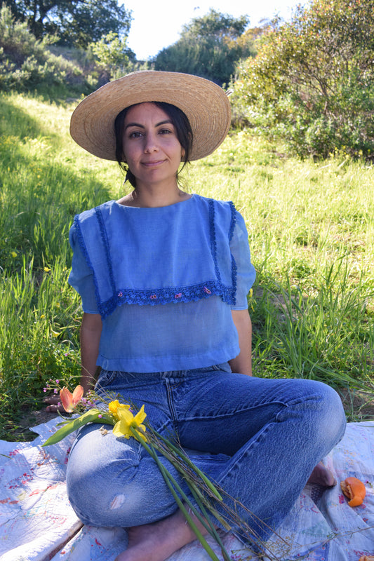 Indigo Gunne Sax Blouse